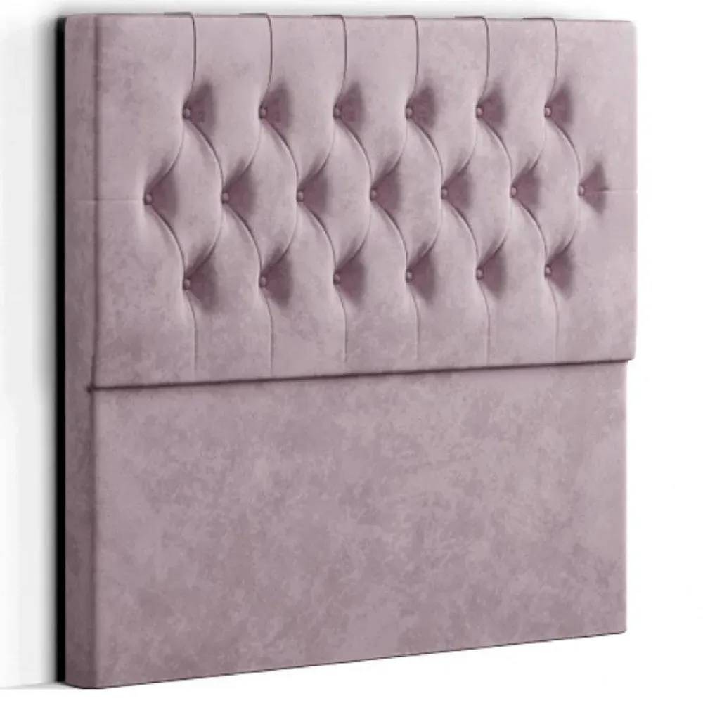 Belgrave Single Floor Standing Headboard - Blush, Plush