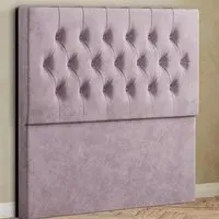 Belgrave Single Floor Standing Headboard - Blush, Plush