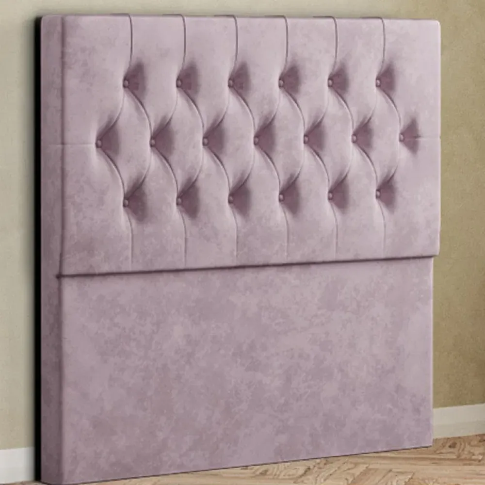 Belgrave Single Floor Standing Headboard - Blush, Plush