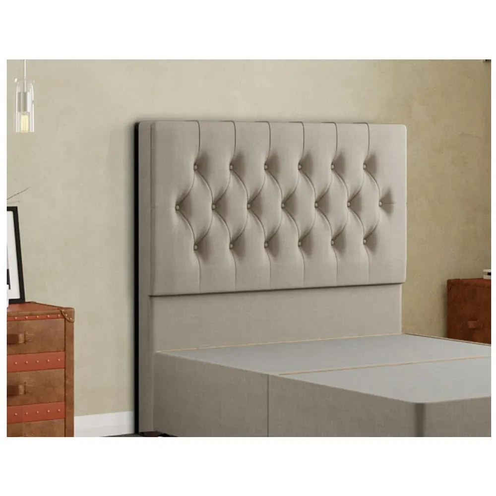 Belgrave Single Floor Standing Headboard - Cream