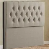 Belgrave Single Floor Standing Headboard - Cream