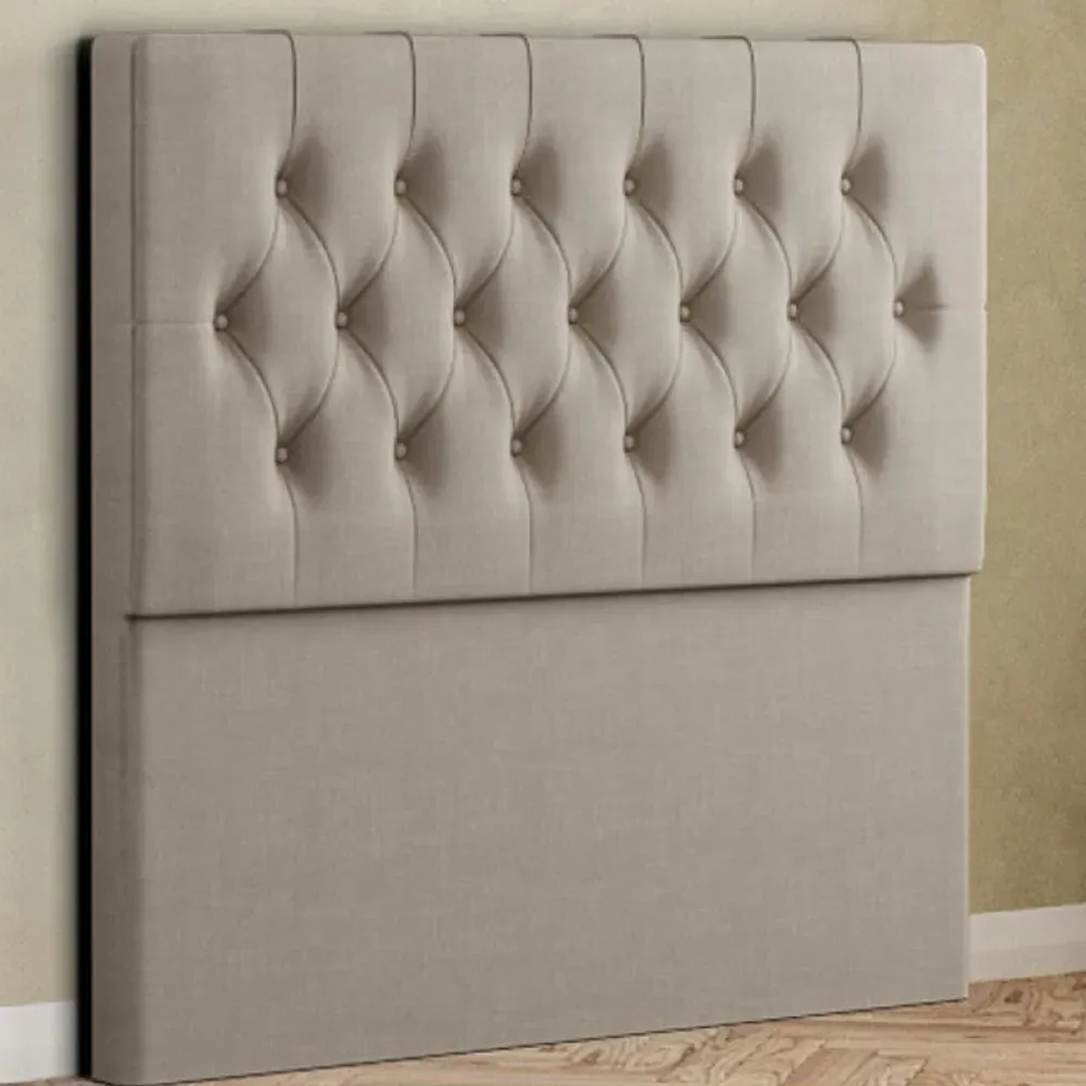 Belgrave Single Floor Standing Headboard - Cream