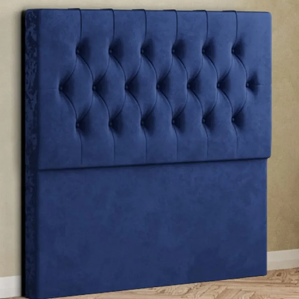 Belgrave Small Double Floor Standing Headboard - Navy