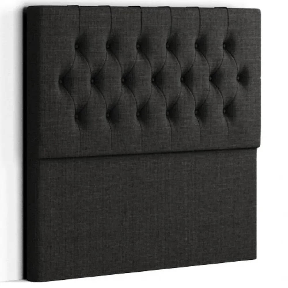 Belgrave Super King Size Floor Standing Headboard - Black
