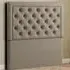 Castle Double Floor Standing Headboard - Mink