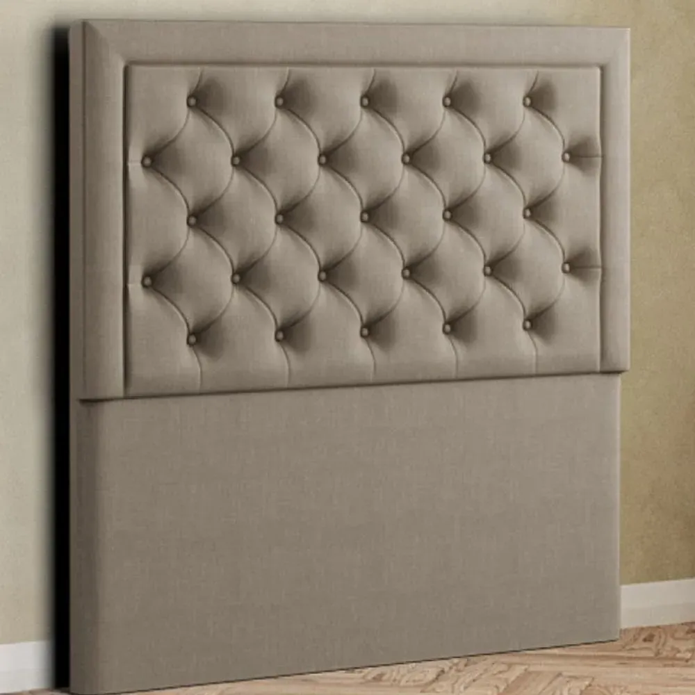 Castle Double Floor Standing Headboard - Mink