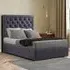 Castle King Ottoman Bed with Storage - Grey