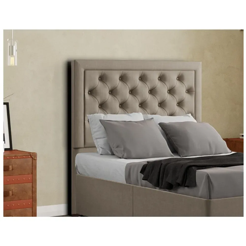 Castle Single Floor Standing Headboard - Mink