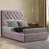 Castle Single Ottoman Bed with Storage - Pink, Plush