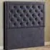 Castle Small Double Floor Standing Headboard - Grey