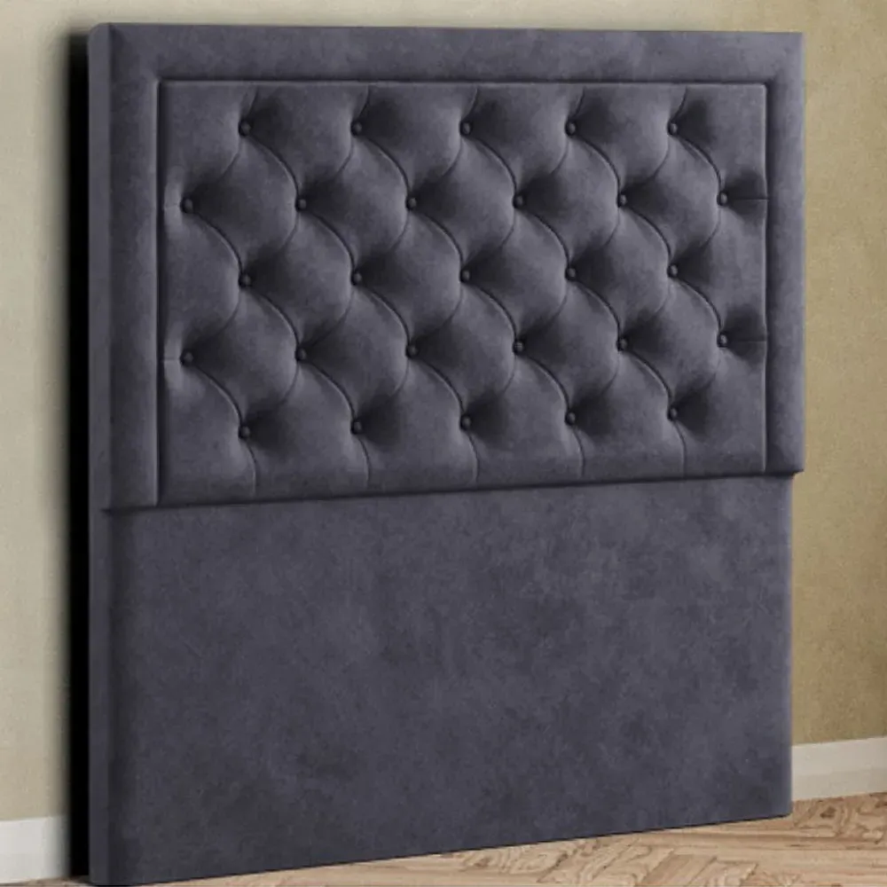 Castle Small Double Floor Standing Headboard - Grey