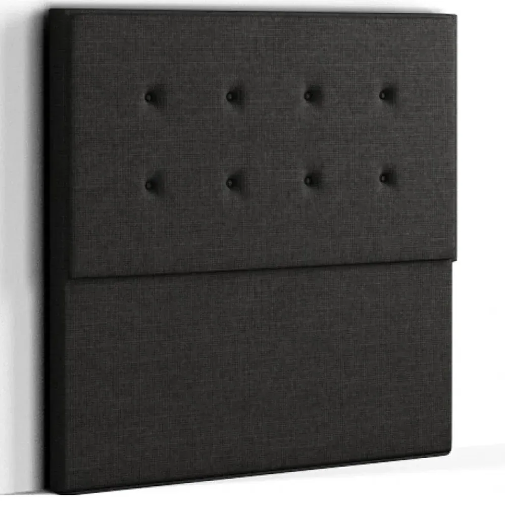 Darlington Double Floor Standing Headboard - Black, Linen