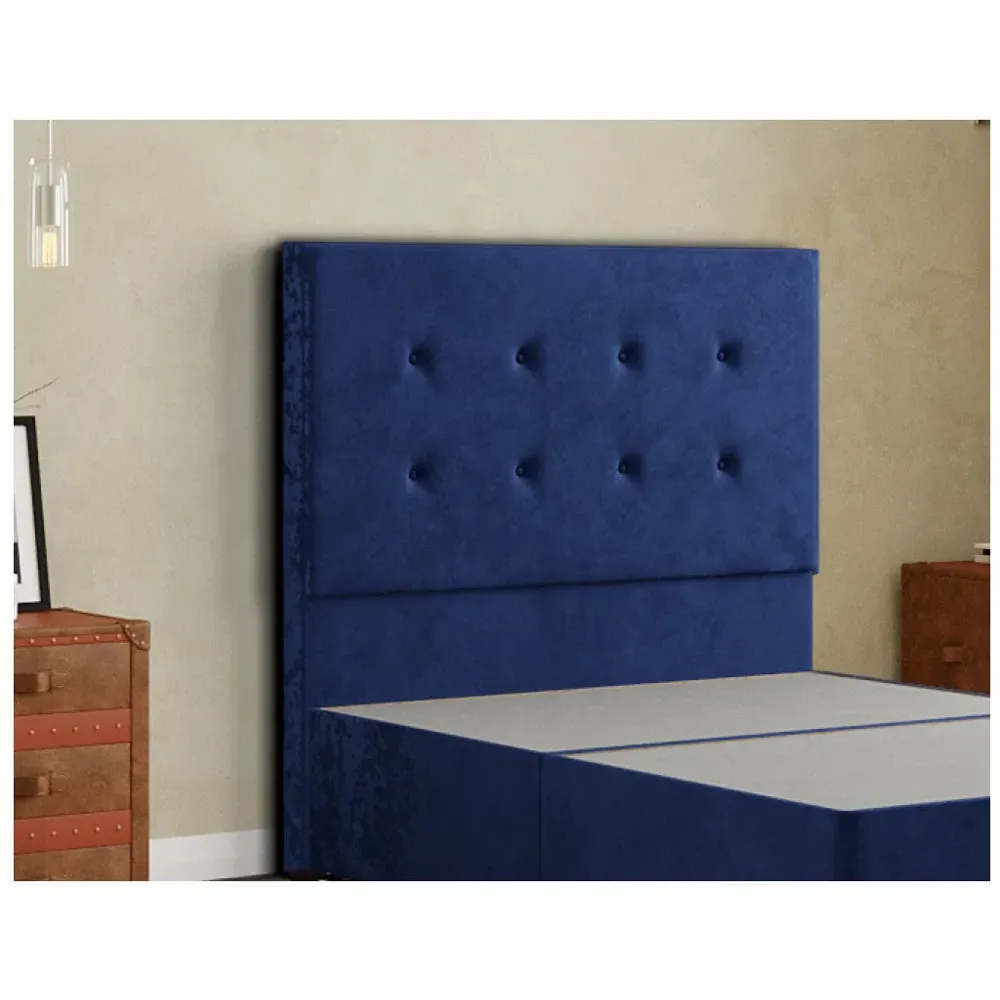 Darlington Double Floor Standing Headboard - Blue