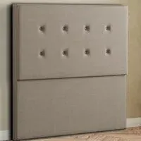 Darlington Double Floor Standing Headboard - Cream, Linen