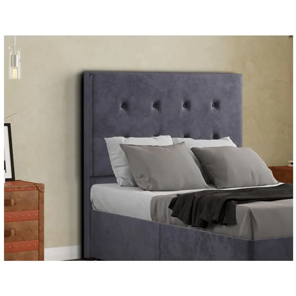 Darlington Double Floor Standing Headboard - Grey