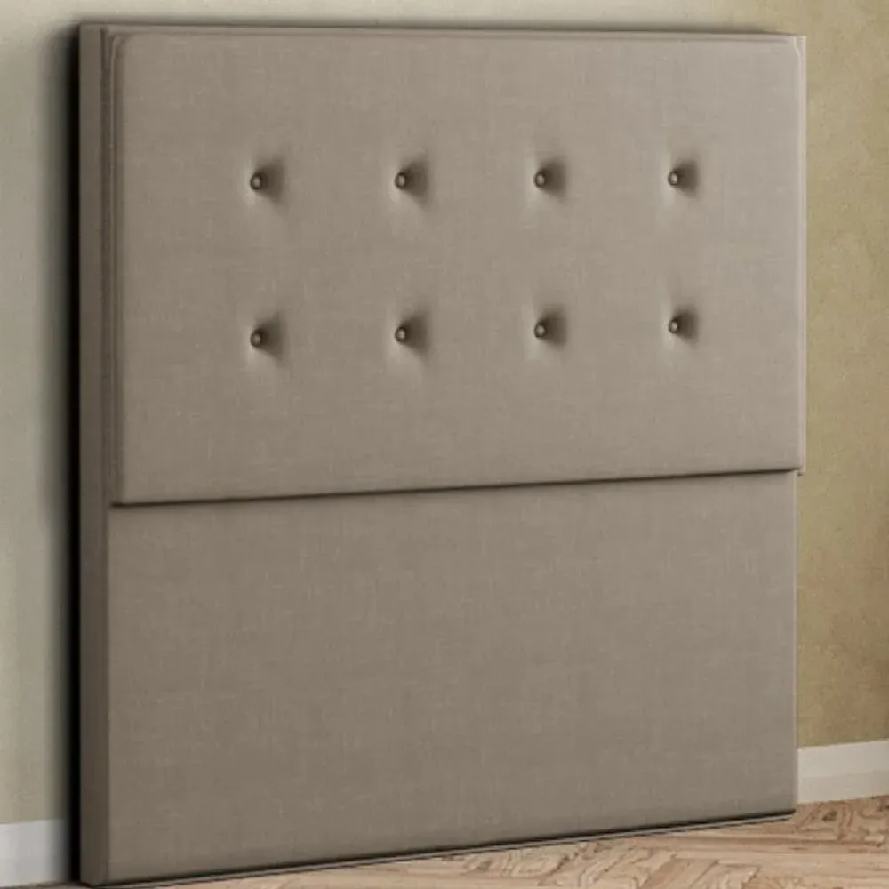 Darlington Double Floor Standing Headboard - Mink, Malham Weave