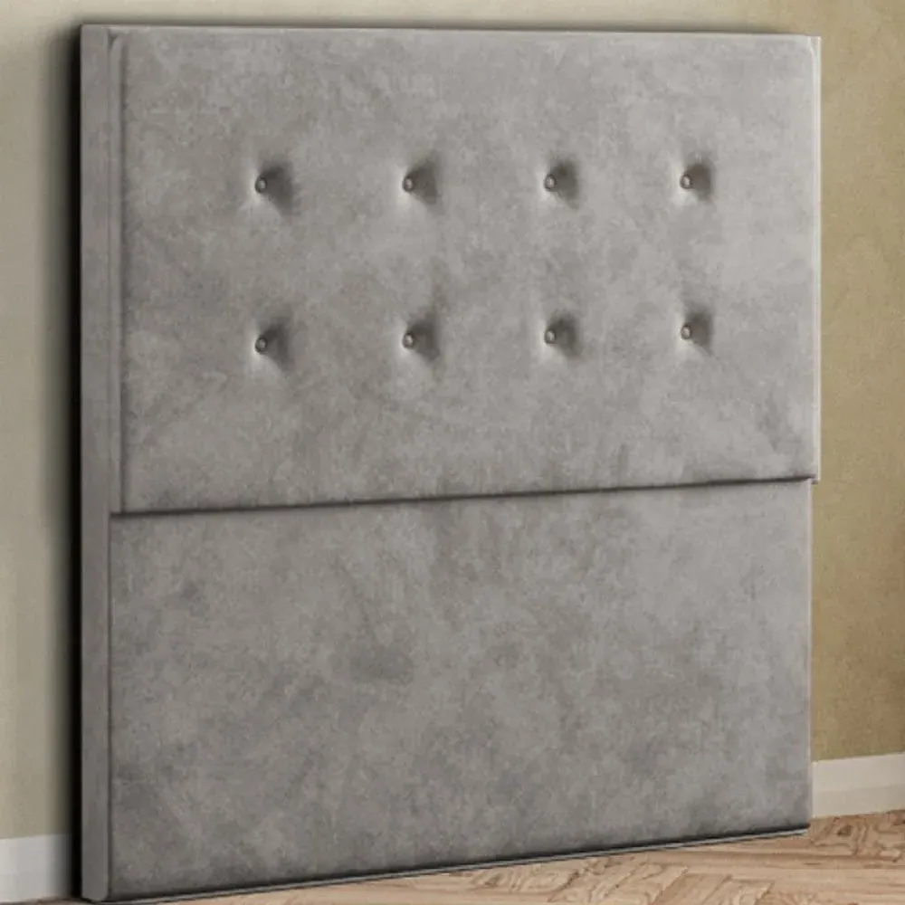 Darlington Double Floor Standing Headboard - Silver