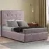 Darlington Double Ottoman Bed with Storage - Pink, Plush
