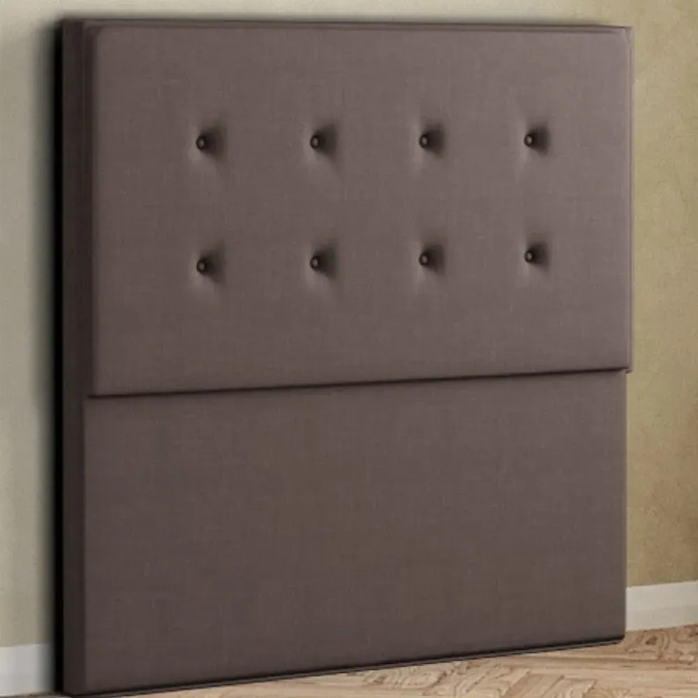 Darlington Single Floor Standing Headboard - Slate, Malham Weave