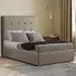 Darlington Single Ottoman Bed with Storage - Cream, Malham Weave