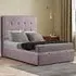 Darlington Single Ottoman Bed with Storage - Pink, Plush