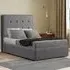 Darlington Small Double Ottoman Bed with Storage - Grey, Linen