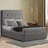 Darlington Super King Ottoman Bed with Storage - Grey, Linen