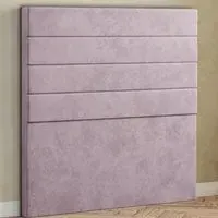 George Double Floor Standing Headboard - Pink, Plush