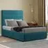 George Double Ottoman Bed with Storage - Emerald, Plush