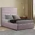 George Double Ottoman Bed with Storage - Pink, Plush