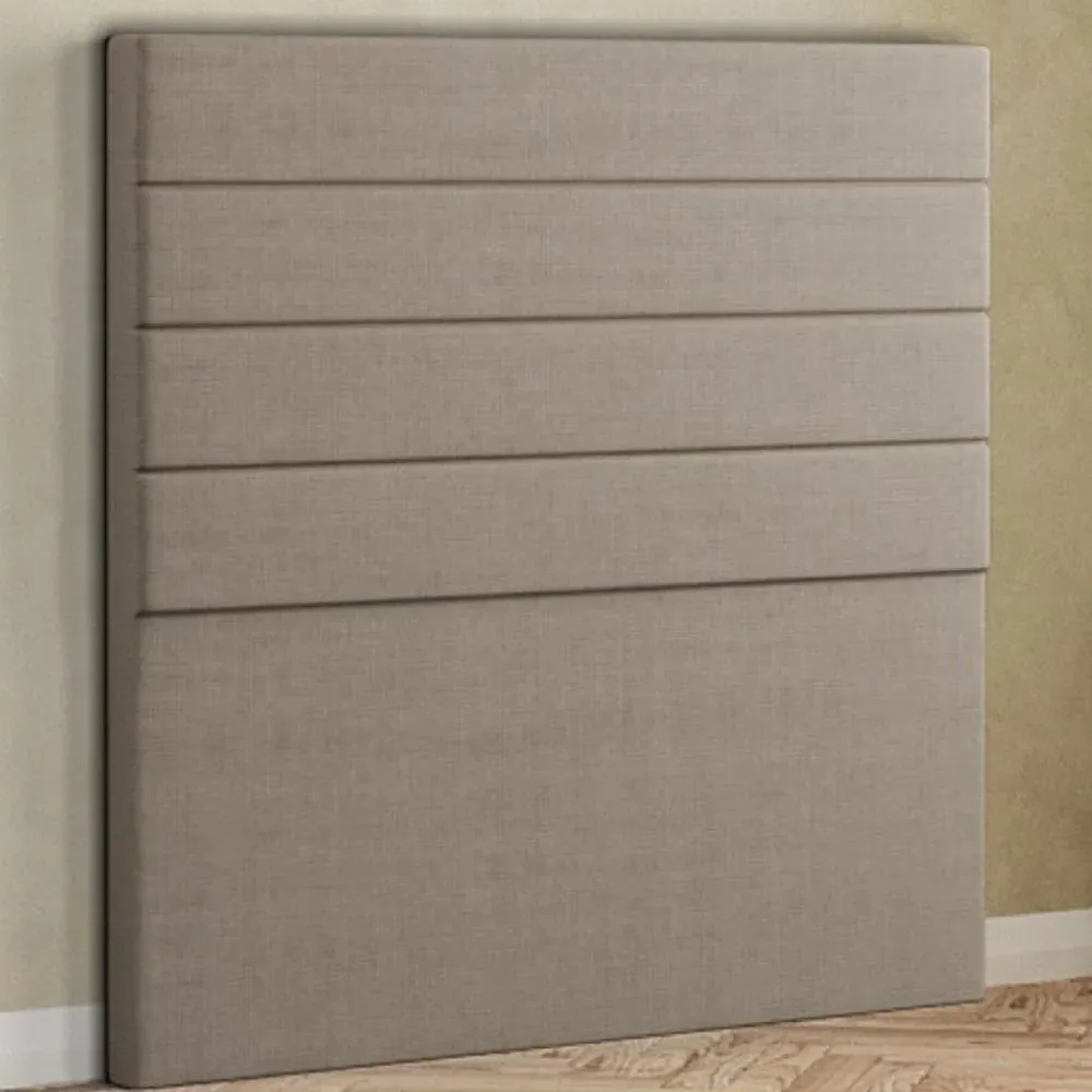 George Single Floor Standing Headboard - Cream, Linen