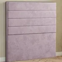 George Single Floor Standing Headboard - Pink, Plush