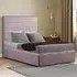 George Single Ottoman Bed with Storage - Blush, Plush