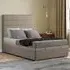 George Single Ottoman Bed with Storage - Cream, Linen