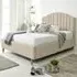 Henrik Small Double Arlington Fabric Bed Frame - Cream