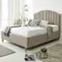 Henrik Small Double Arlington Fabric Bed Frame - Cream