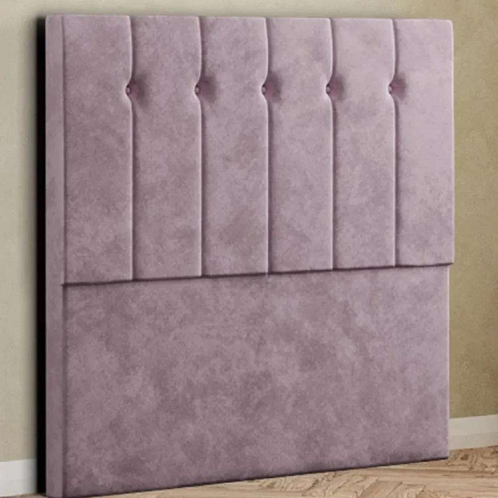 Highland Double Floor Standing Headboard - Blush, Plush