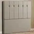 Highland Single Floor Standing Headboard - Cream
