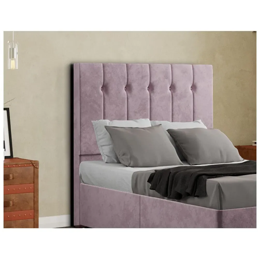 Highland Super King Size Floor Standing Headboard - Blush