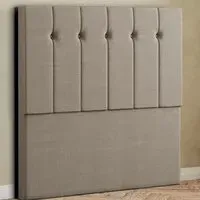 Highland Super King Size Floor Standing Headboard - Cream