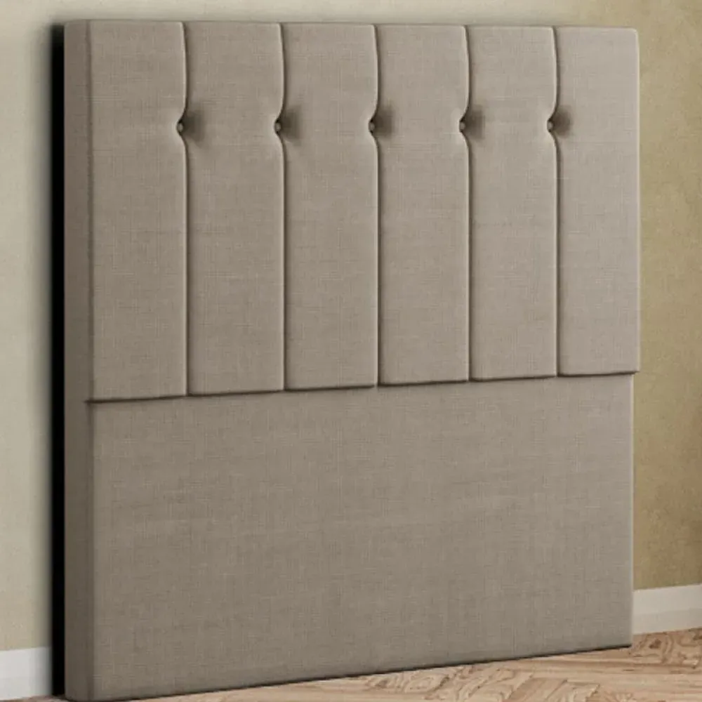 Highland Super King Size Floor Standing Headboard - Cream