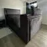 Bisham King Size TV Bed Frame - Black, Velvet