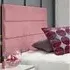 Bliss Small Double Strutted Headboard - Pink, Naples Fabric