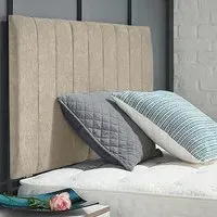 Canter Small Double Strutted Headboard - Cream, Naples Fabric