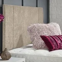 Charles Single Strutted Headboard - Cream, Naples Fabric