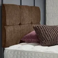 Dorridge Small Single Strutted Headboard - Mink, Naples Fabric