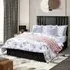Dreamer King Size Divan Bed with Lined Headboard - Black