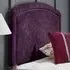 Melanie Double Strutted Headboard - Purple, Naples Fabric