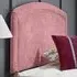 Melanie Small Single Strutted Headboard - Pink, Naples Fabric