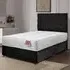 Repose Double Divan Bed with Storage - Black, Velvet